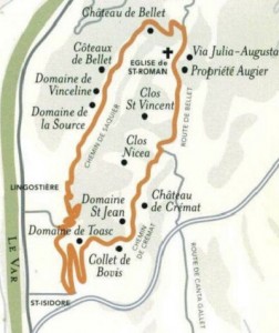 Carte de Bellet