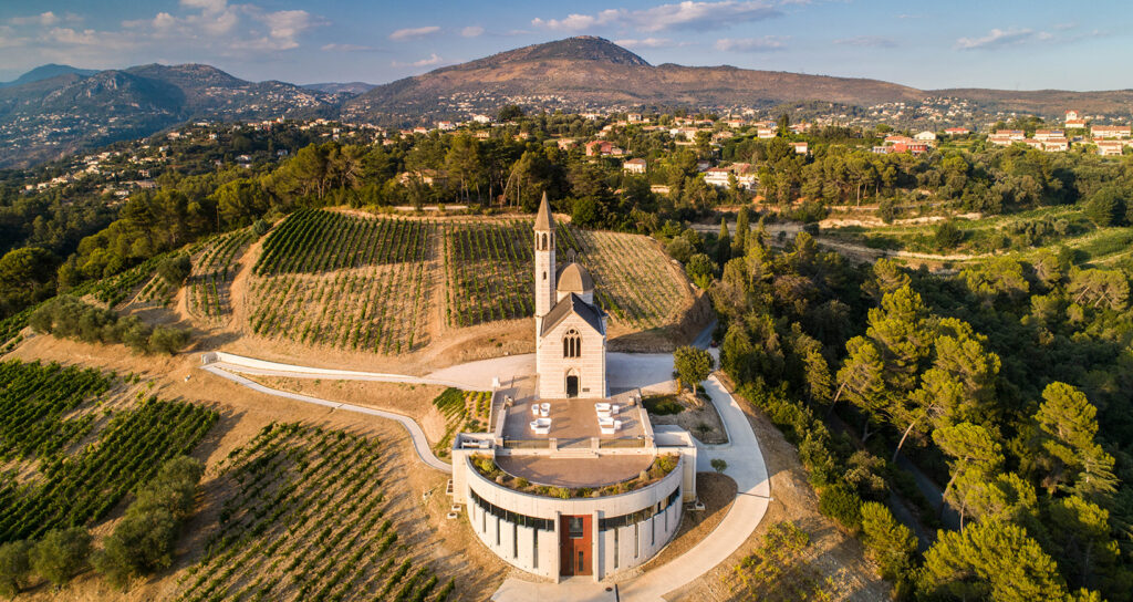 Château de Bellet Vue aérienne
